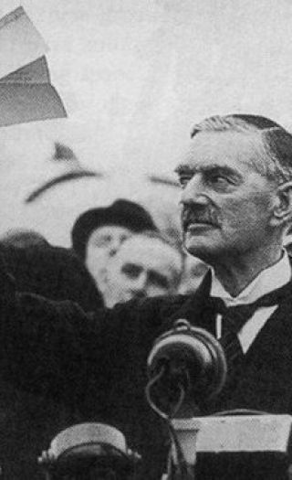 Neville Chamberlain - et symbol på ettergivenhet.