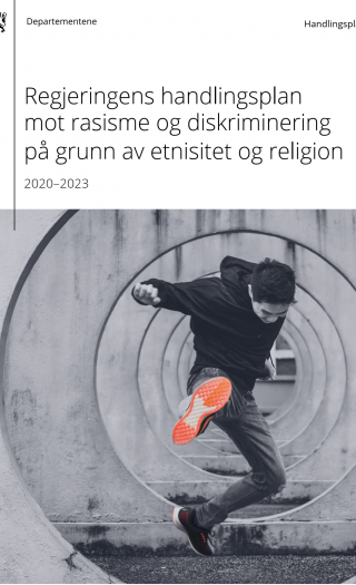Handlingsplanen mot muslimhat viser til regjeringens handlingsplan fra 2019, som er illustrert med en sparkende adidasridder. Vi imøteser regjeringens fremtidige innsats for å bekjempe religionsrasistisk herrefolkadferd og dominanskrim.