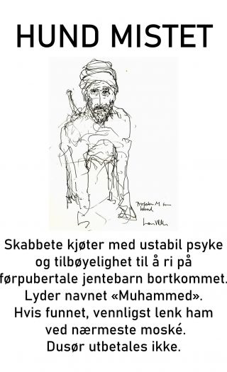 Interessen for kunst og satire er laber i Porsgrunn. Trolig fordi islam forbyr begge deler.