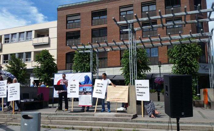 Sterk og klar markering mot islam i Skien