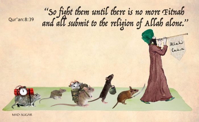 Fanatisme, islamisme og terrorisme har forankringen i islam. Dialog og toleranse overfor annerledes troende forstår ikke muslimene noe av.