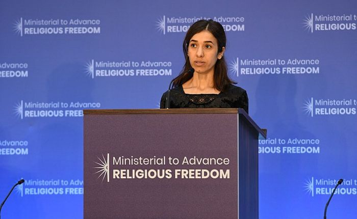 Nobelprisvinner Nadia Murad.