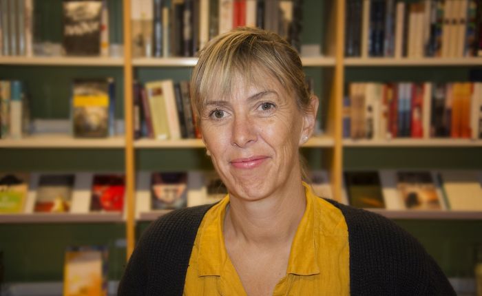 Biblioteksjefen ved Kristiansand folkebibliotek, Anne Kristin Undlien, vil ikken ha noe foredrag fra SIAN om «Islam - en trussel?» Det blirfor ensidig, sier hun. (Foto: Krs bibl)